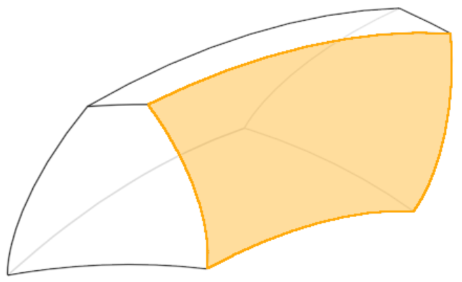 Helical gear tooth flank